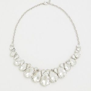TEARDROP RHINESTONE STATEMENT NECKLACE